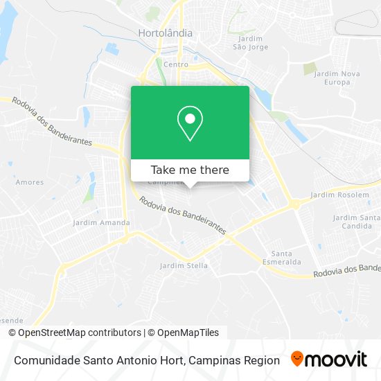 Comunidade Santo Antonio Hort map