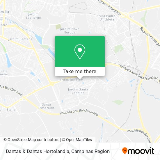 Dantas & Dantas Hortolandia map