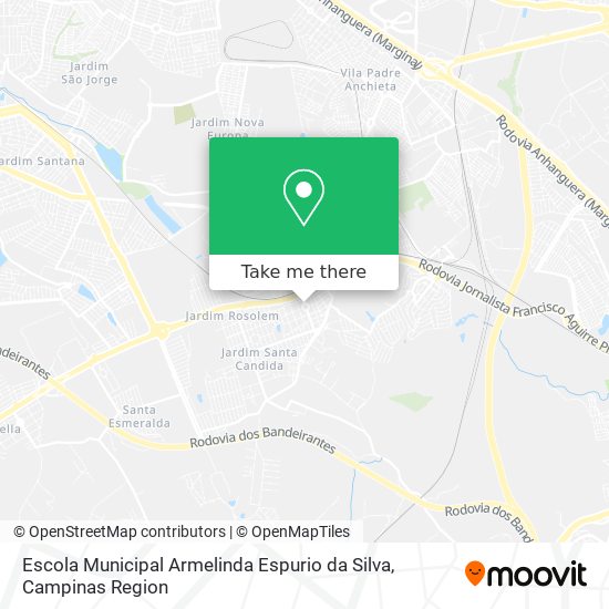 Escola Municipal Armelinda Espurio da Silva map