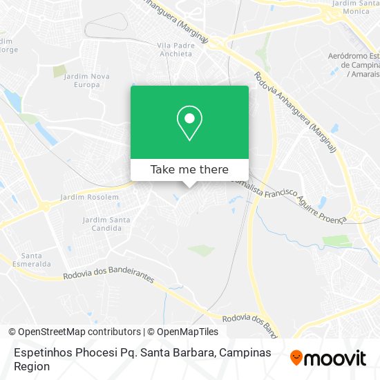 Espetinhos Phocesi Pq. Santa Barbara map