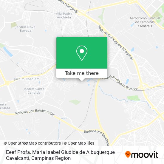Eeef Profa. Maria Isabel Giudice de Albuquerque Cavalcanti map