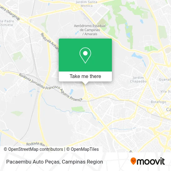 Pacaembu Auto Peças map