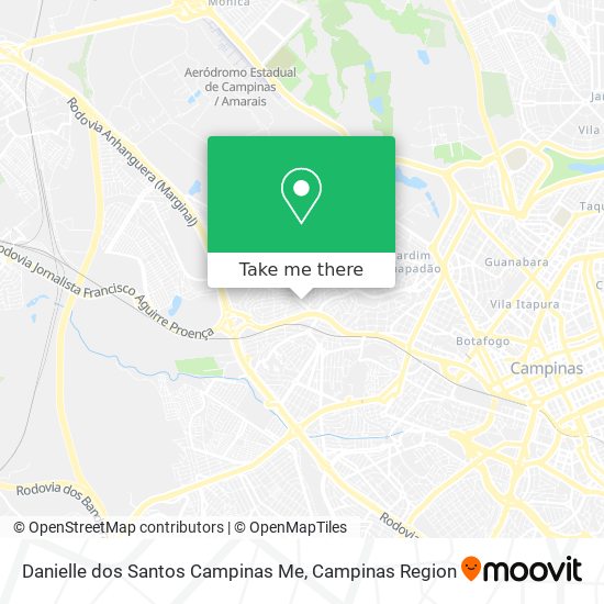 Danielle dos Santos Campinas Me map