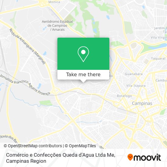 Comércio e Confecções Queda d'Agua Ltda Me map