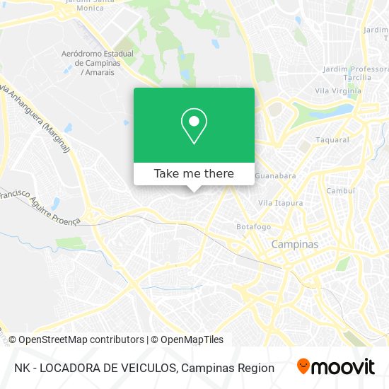 NK - LOCADORA DE VEICULOS map