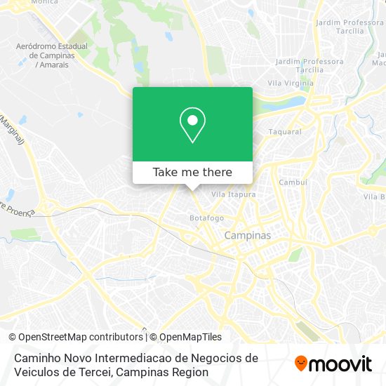 Caminho Novo Intermediacao de Negocios de Veiculos de Tercei map