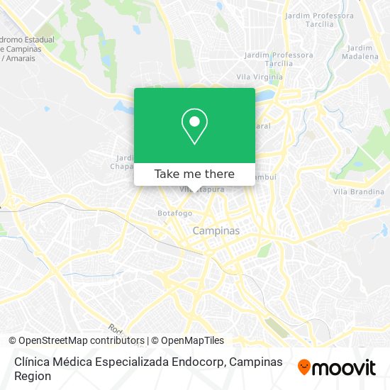 Clínica Médica Especializada Endocorp map