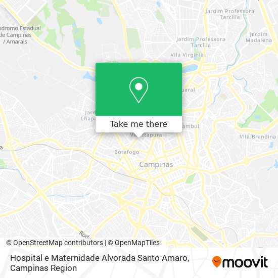 Hospital e Maternidade Alvorada Santo Amaro map