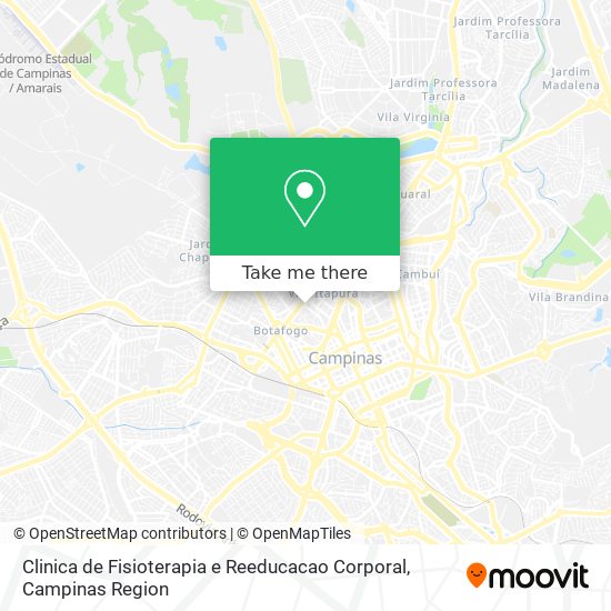 Clinica de Fisioterapia e Reeducacao Corporal map
