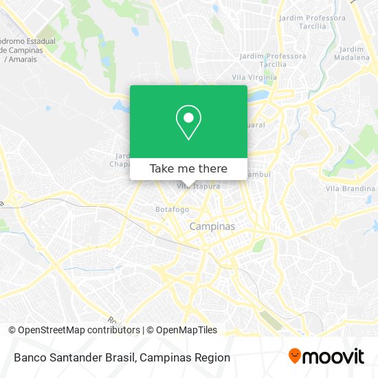 Banco Santander Brasil map
