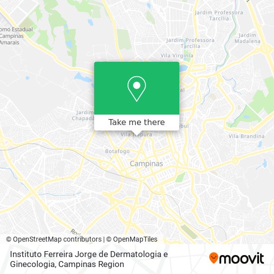 Instituto Ferreira Jorge de Dermatologia e Ginecologia map