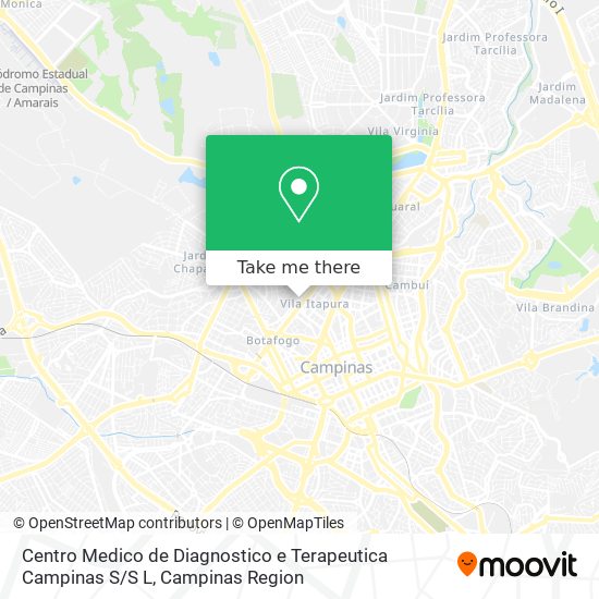 Centro Medico de Diagnostico e Terapeutica Campinas S / S L map