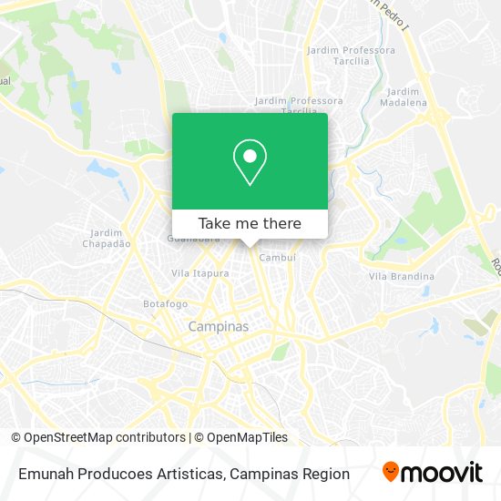 Mapa Emunah Producoes Artisticas