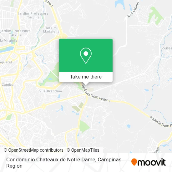 Condominio Chateaux de Notre Dame map