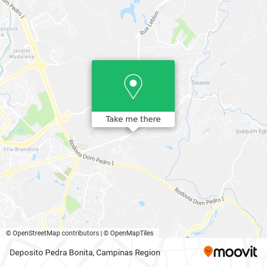 Deposito Pedra Bonita map