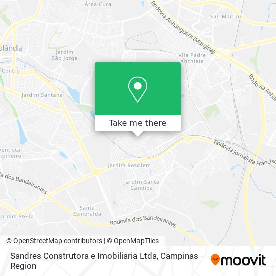 Sandres Construtora e Imobiliaria Ltda map