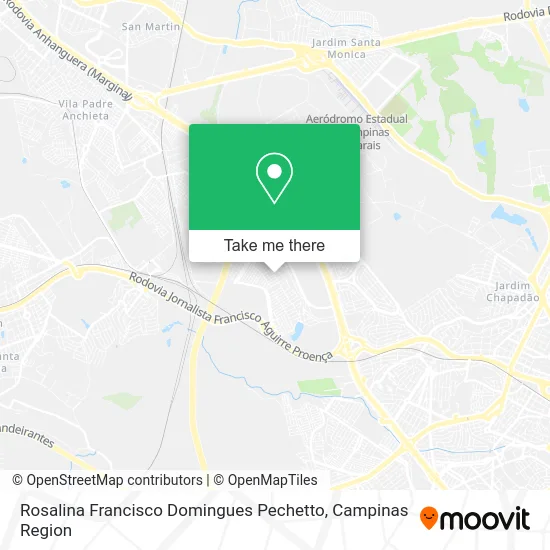Rosalina Francisco Domingues Pechetto map