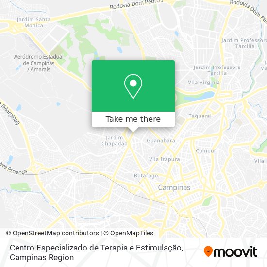 Centro Especializado de Terapia e Estimulação map