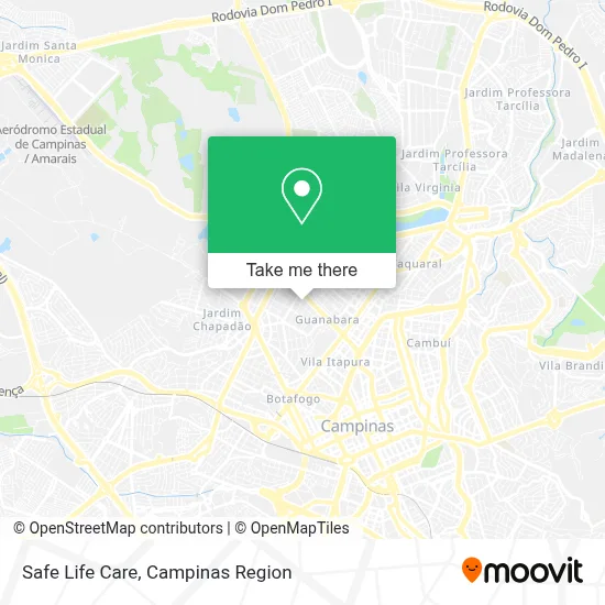 Safe Life Care map