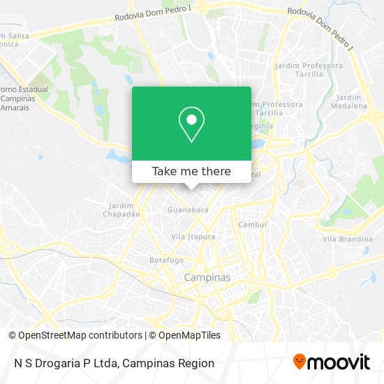 Mapa N S Drogaria P Ltda