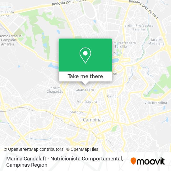 Marina Candalaft - Nutricionista Comportamental map