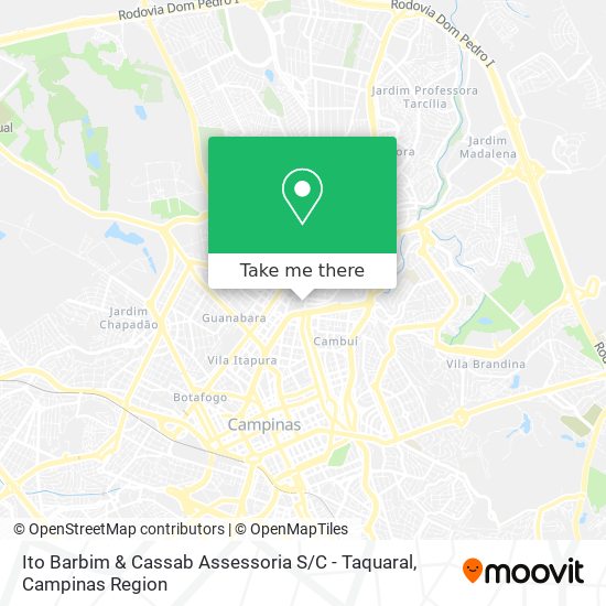 Ito Barbim & Cassab Assessoria S / C - Taquaral map
