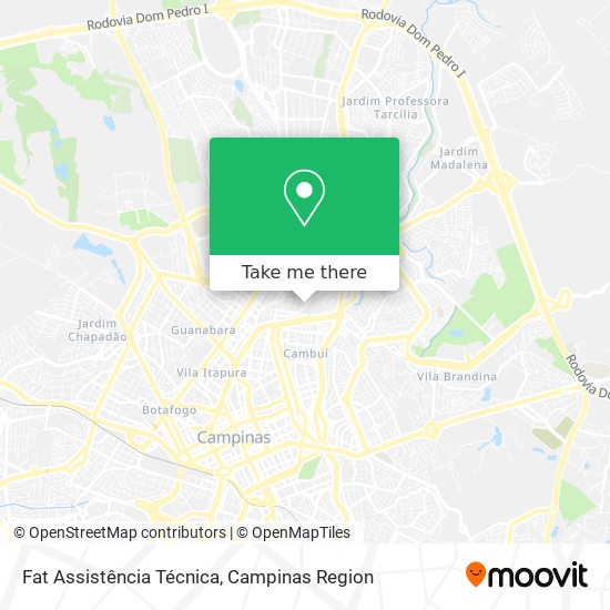 Fat Assistência Técnica map