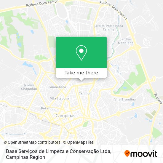 Mapa Base Serviços de Limpeza e Conservação Ltda