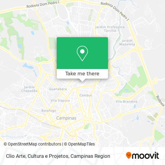 Clio Arte, Cultura e Projetos map
