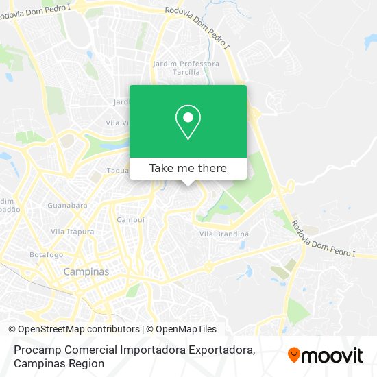 Procamp Comercial Importadora Exportadora map