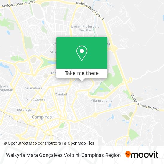 Walkyria Mara Gonçalves Volpini map