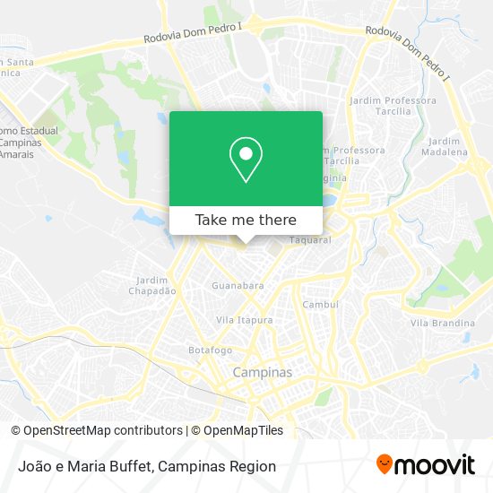 João e Maria Buffet map