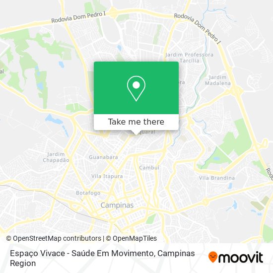 Espaço Vivace - Saúde Em Movimento map