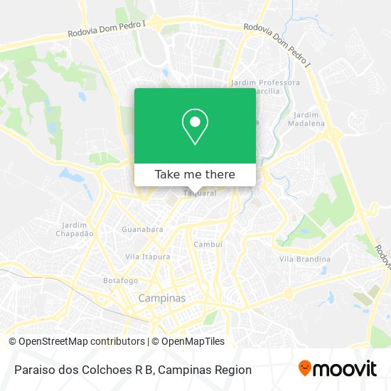 Paraiso dos Colchoes R B map