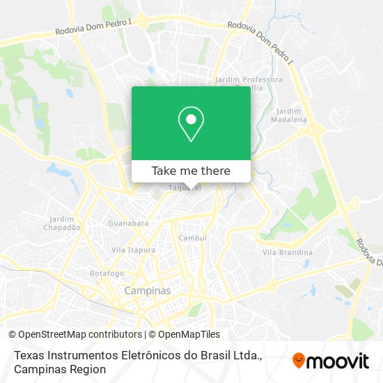 Texas Instrumentos Eletrônicos do Brasil Ltda. map