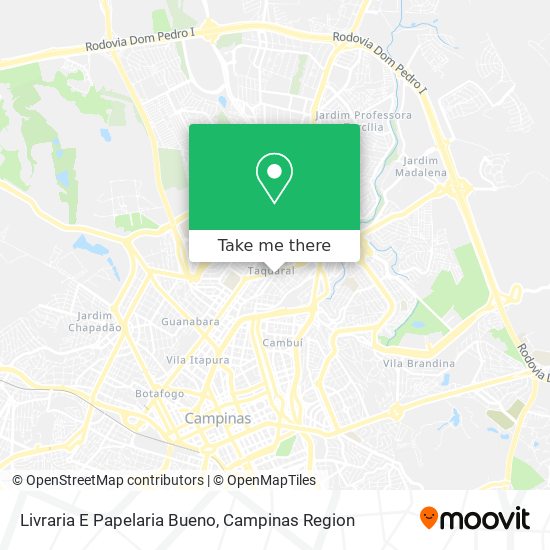 Livraria E Papelaria Bueno map