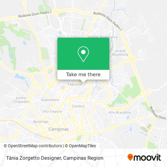 Tânia Zorgetto Designer map