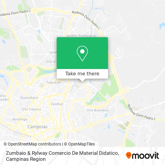 Zumbaio & Rylway Comercio De Material Didatico map
