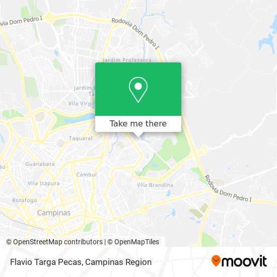 Flavio Targa Pecas map