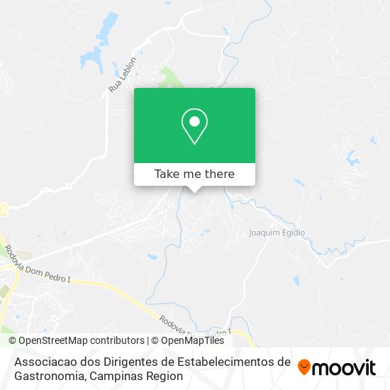 Associacao dos Dirigentes de Estabelecimentos de Gastronomia map