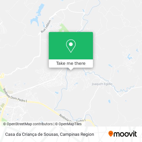 Casa da Criança de Sousas map