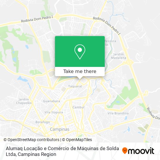 Alumaq Locação e Comércio de Máquinas de Solda Ltda map