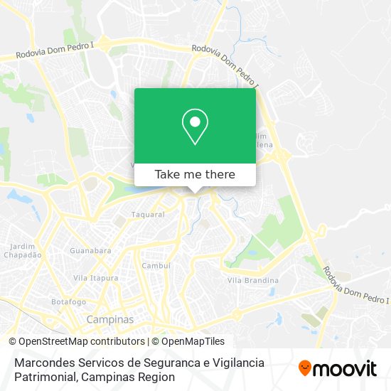 Mapa Marcondes Servicos de Seguranca e Vigilancia Patrimonial