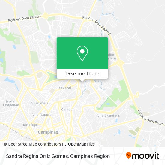 Sandra Regina Ortiz Gomes map