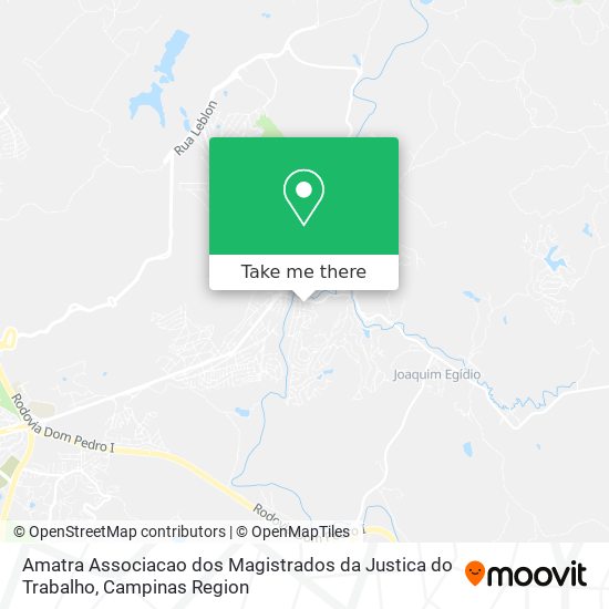 Amatra Associacao dos Magistrados da Justica do Trabalho map