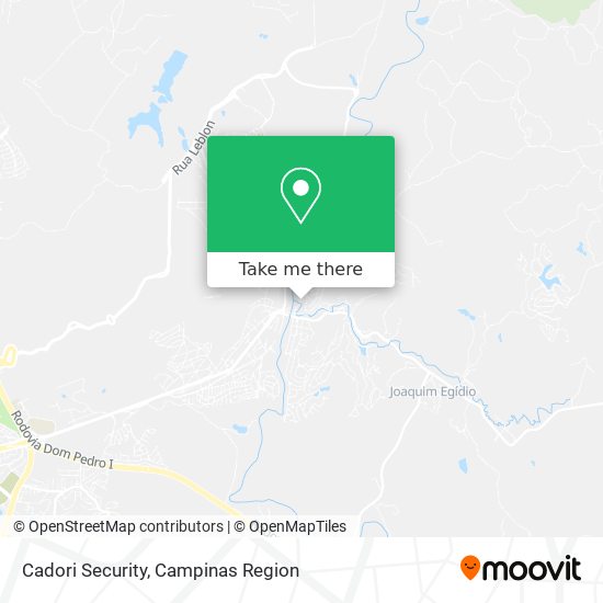 Mapa Cadori Security