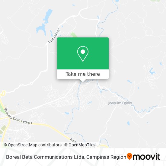 Mapa Boreal Beta Communications Ltda
