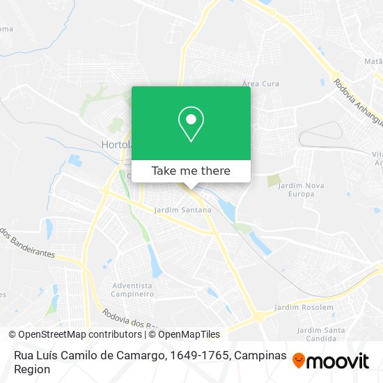 Rua Luís Camilo de Camargo, 1649-1765 map