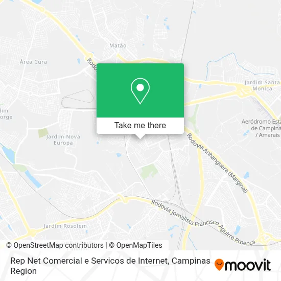 Rep Net Comercial e Servicos de Internet map