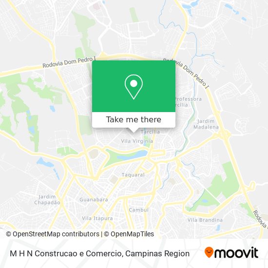M H N Construcao e Comercio map